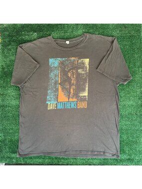 Vintage Y2K Dave Matthews Band Fire Dancer T-Shirt DMB Faded Boxy Hippie XXL